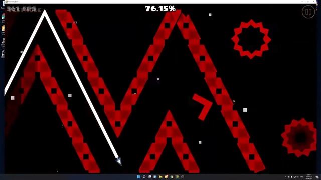 Nine Circles by Zobros 39-100% (Hard Demon on WINDOWS 11!!!) | Geometry Dash смотреть онлайн