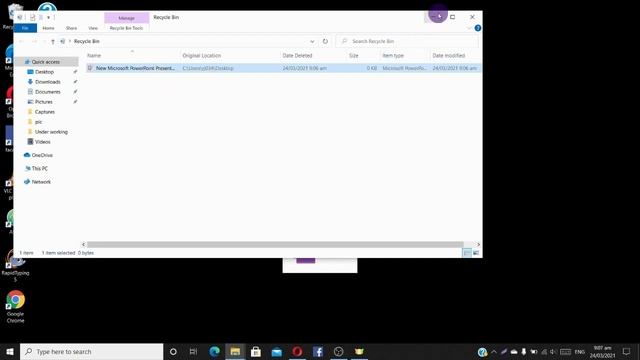 How to cut and paste a file from recycle bin in Windows 10? смотреть онлайн