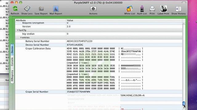 IOS Diagnostic Tool - PurpleSNIFF