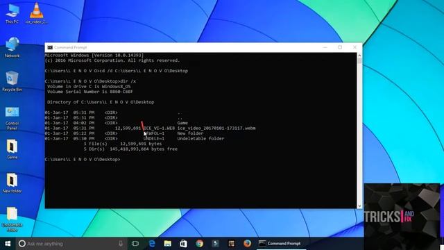 How to delete folder or file which cannot be delete in windows 7/8/8.1/10 using CMD смотреть онлайн