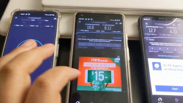 Verizon ( Pixel 5 ) vs Visible ( Pixel 2 XL ) vs Visible ( iPhone XS ) смотреть онлайн