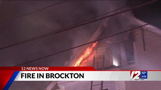 Massachusetts residents jump out window to escape fire in Brockton смотреть онлайн