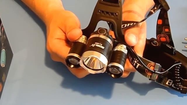 Обзор №3 налобного светодиодного фонаря Boruit RJ-3000-T6