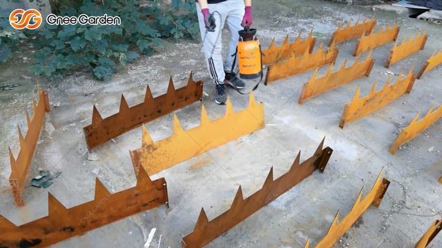 Corten Landscape Edging Herb Planter Raised Garden Bed
