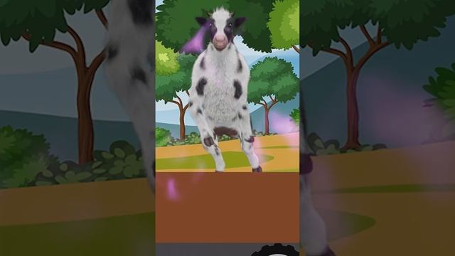 Синий трактор по полям - учим животных смотреть онлайн