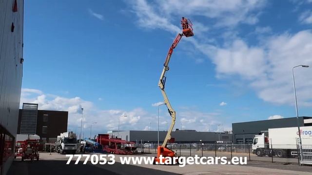 777053 JLG M45AJ ARTICULATED BI-FUEL BOOM WORKLIFT W/JIB 02-00 1554CM смотреть онлайн