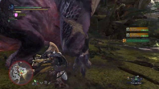 Monster Hunter World - Nero Vs Anjanath смотреть онлайн