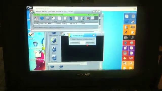 Interactive Bad Apple demo for AROS смотреть онлайн