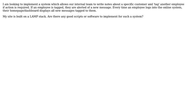 Unix & Linux: Internal message/ note platform смотреть онлайн