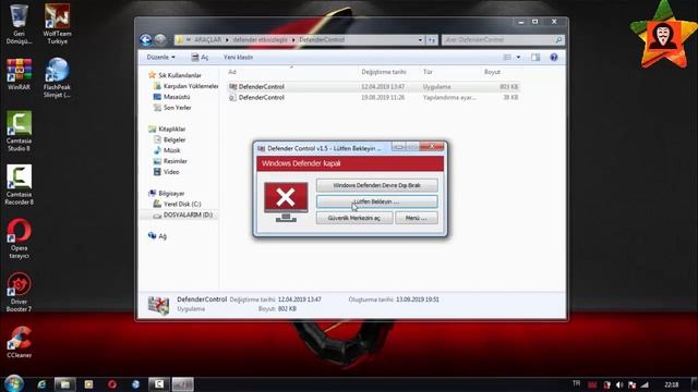 Windows 7,8,10 defender kapatma - Windows güvenlik duvarı kapatma смотреть онлайн
