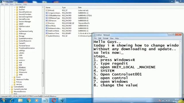 How To Change Windows 7 into Windows 7 with Service Pack 1, SP2 and SP3 смотреть онлайн