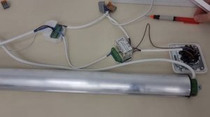 MR-350F пример работы двигателя подключенного к радиореле и групповому реле