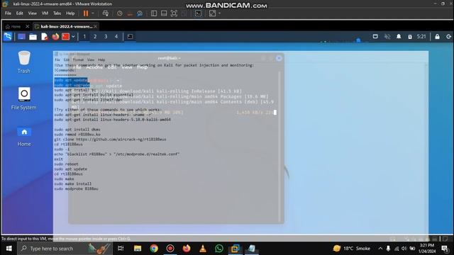 TL WN722N wifi adapter || monitor mode || all problem смотреть онлайн