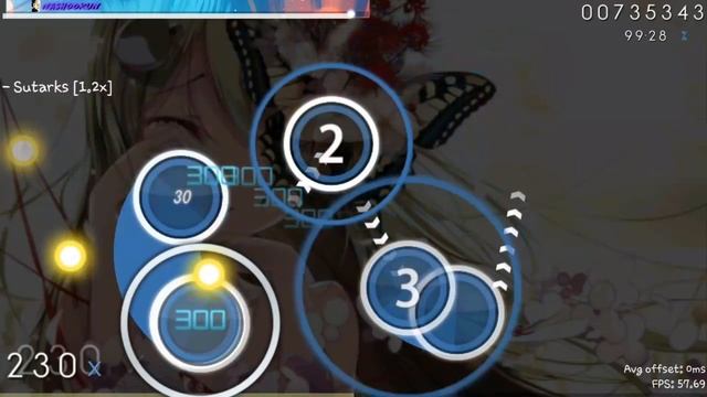 [Osu!droid] Aitsuki Nakuru - Monochrome Butterfly [Uniform 1.2x] 98.96% FC 7 01* | Magic смотреть онлайн