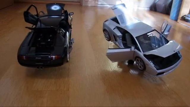 AUTOart LAMBORGHINI GALLARDO Silver MURCIELAGO BLACK B 12 смотреть онлайн