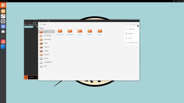 Ubuntu 16.04 / Unity 8 - Password-ed File Access! смотреть онлайн