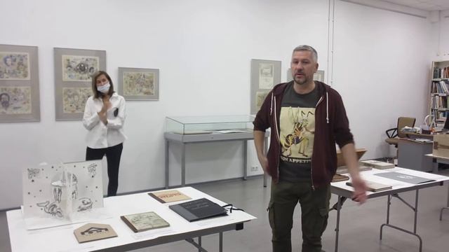Вернисаж выставки "Libri Liberum. Бук-арт Валерия Корчагина" 01.10.2021 г. смотреть онлайн