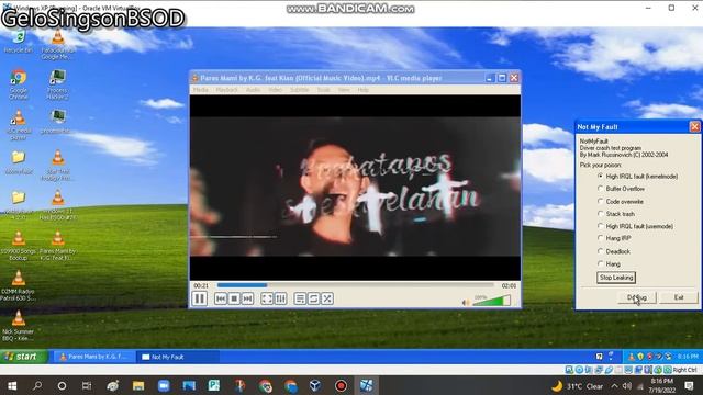 Pares Mami song has BSOD VM (Windows XP) смотреть онлайн