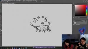 Рисунок: кот-демон! Воскресный стрим в 18:00 Мск