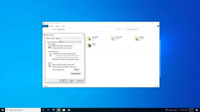 Windows | How to Switch Default File Explorer View to This PC? смотреть онлайн
