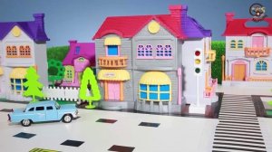 Мультик про машинки. Маленькая машинка, джип и полицейский. МанкиМульт