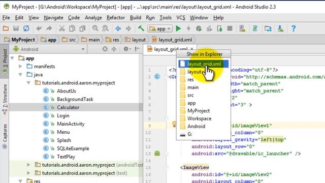 Android Studio Tips and Tricks 2 - CTRL + Click to any file location in the Windows explorer смотреть онлайн