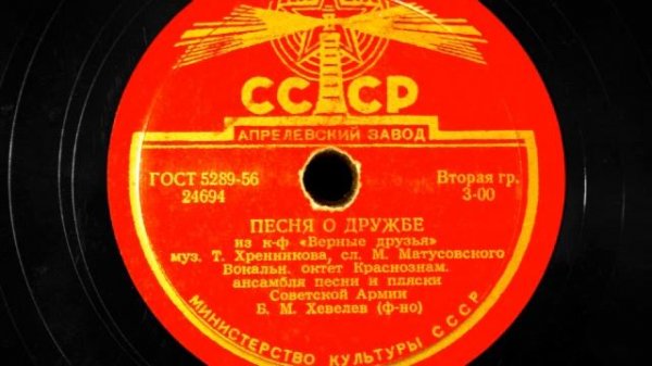 ПЕСНЯ О ДРУЖБЕ - SONG OF FRIENDSHIP