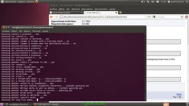[LFS v. 6.8] - [Parte #31] - [00:01:33] - Sed v. 4.2.1 смотреть онлайн