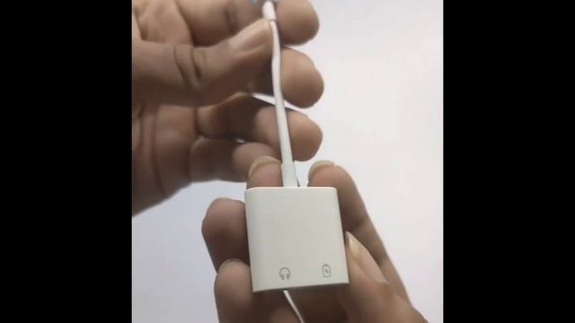 Apple Headphone 2 in 1 Jack Adapter LIGHTNING TO 3.5MM JACK ADAPTER FOR IPHONE смотреть онлайн