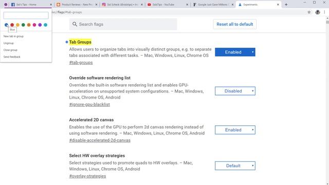 Google Chrome New Feature Tab Groups смотреть онлайн