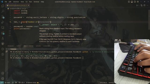 ASMR Programming - Random PassWord Generator [Simple] - No Talking смотреть онлайн