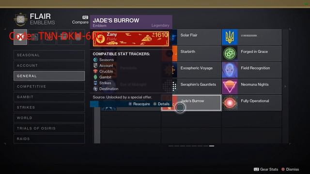 FREE Emblem Jade’s Burrow - Destiny 2 смотреть онлайн