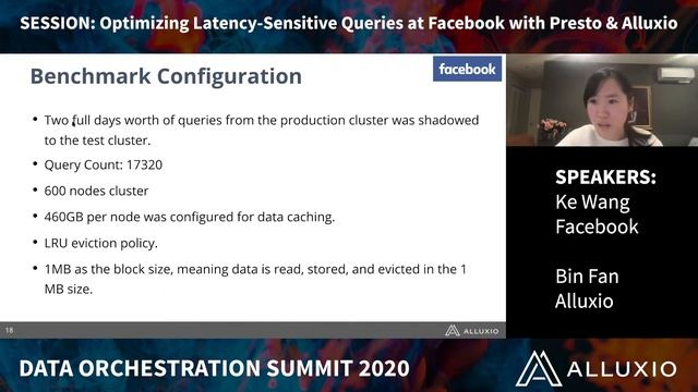 Optimizing Latency-sensitive queries for Presto at Facebook: Collaboration between Presto & Alluxio смотреть онлайн