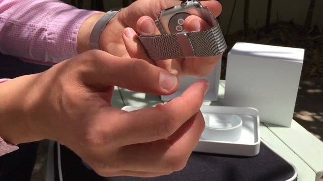 Apple Watch Stainless Steel 42mm + Milanese Loop - BazarCom.cz
