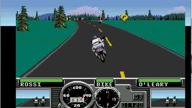 Road Rash - Commodore Amiga - emulador WinUAE 3.1.0 - testeado en Windows 7 x64 смотреть онлайн