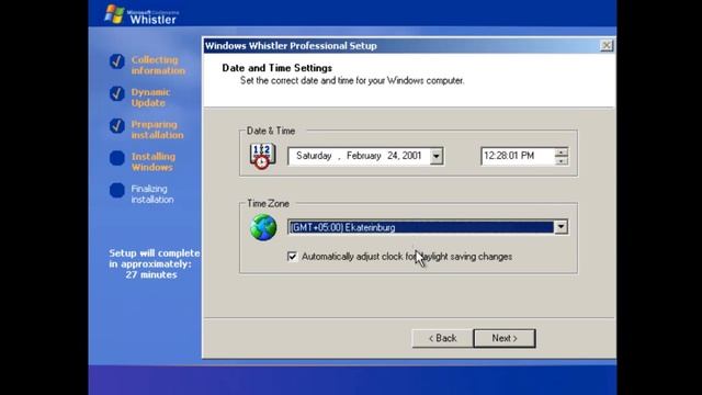 Установка Windows Whistler build 2446 на VirtualBox смотреть онлайн