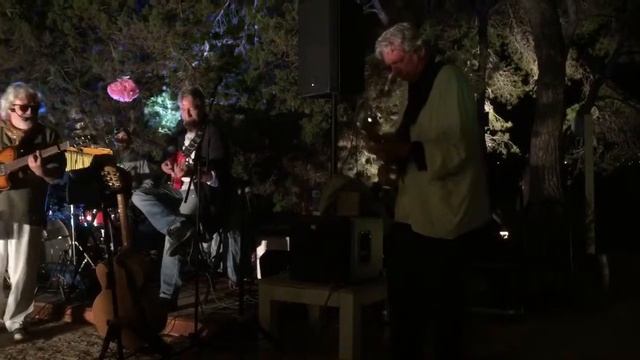 Lost Mountain Orchestra - Ibiza. Playing Lay Down Sally