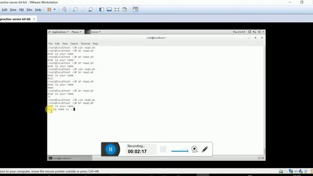 read & echo bash shell scripts by Anil Kushwaha смотреть онлайн