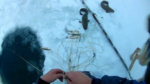 Рыбалка в непогоду!