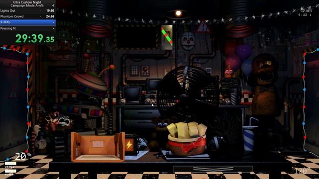 Ultra Custom Night Campaign Mode Any% Guide - 1:07 (Failed Run) смотреть онлайн