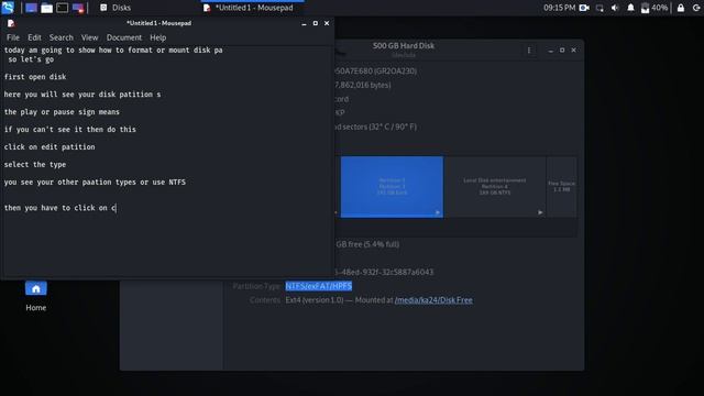 How to format disk partion and use it or mount it in kali linux? 1000% working ! Must See! смотреть онлайн