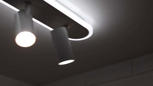 Люстра Trattato 2781-2 WH+BK, LED 110W+6W IR. Schaffner смотреть онлайн