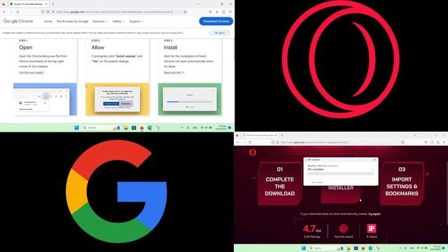 Google Chrome Vs Opera GX