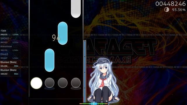 Boulafacet osu! Mania (ajee's HD) смотреть онлайн