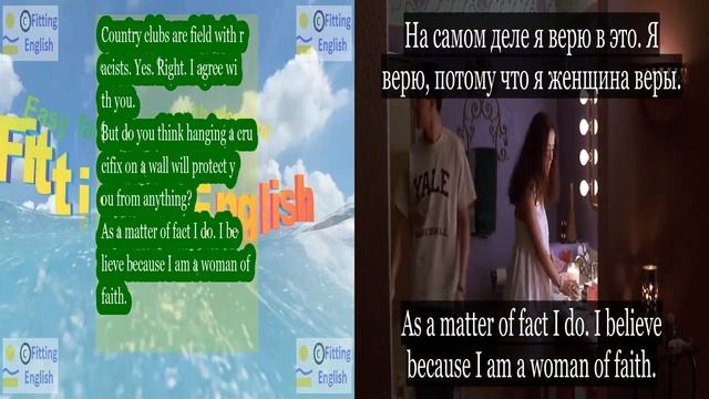 Lesson186 Study English Through Film FOOLS RUSH IN On 4chnl RU Fitting English