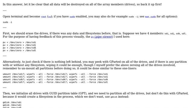 Unix & Linux: 4-drive RAID-6 implementation and GPT (2 Solutions!!) смотреть онлайн