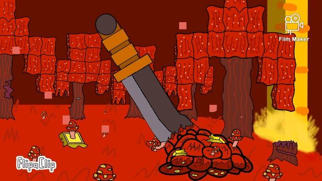 Адский мир и меч незерит  (1.17.0.52 можна играти в Майн в версия 1.17))