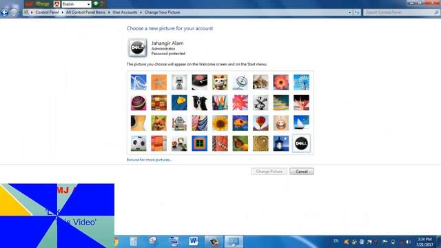 How to change computer user account picture for windows-7. смотреть онлайн