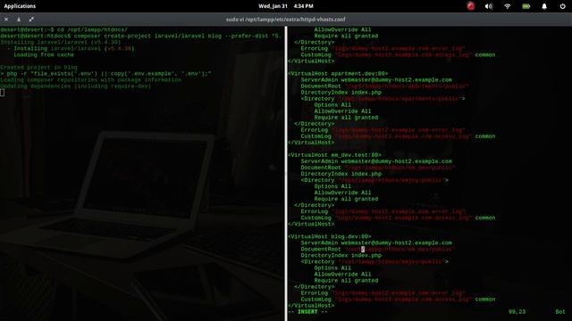 Laravel - installing laravel on linux смотреть онлайн