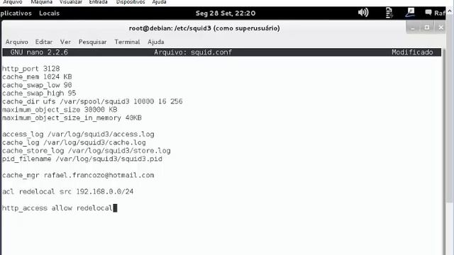 10 Tutorial de Debian #Configuração Básica do Squid смотреть онлайн
